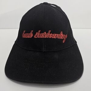 Tony Hawk's Hawk Clothing "Hawk Skateboarding" Stretch Fit Preowned Hat In Black